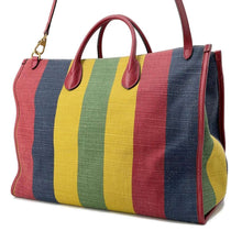 Load image into Gallery viewer, GUCCI Baiadera 2WAY Tote Bag Multicolor 630358 Canvas Leather
