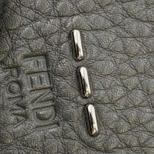 将图像加载到图库查看器中，FENDI Selleria Continental Wallet Bifold Wallet Long Wallet Gray/Green 7M0186 Calf Leather
