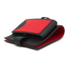 Load image into Gallery viewer, Christian Louboutin Sneakers Sole M Carlos Card Case Black/Red Leather/Rubber
