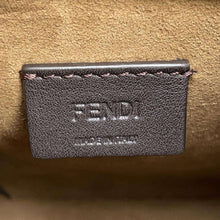 将图像加载到图库查看器中，FENDI Sunshine Shopper 2WAY Shoulder Bag Brown/Black 8BS051 Canvas Wood Leather
