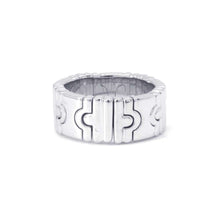 将图像加载到图库查看器中，BVLGARI Parentesi Ring Size Approximately No. 10 18K White Gold
