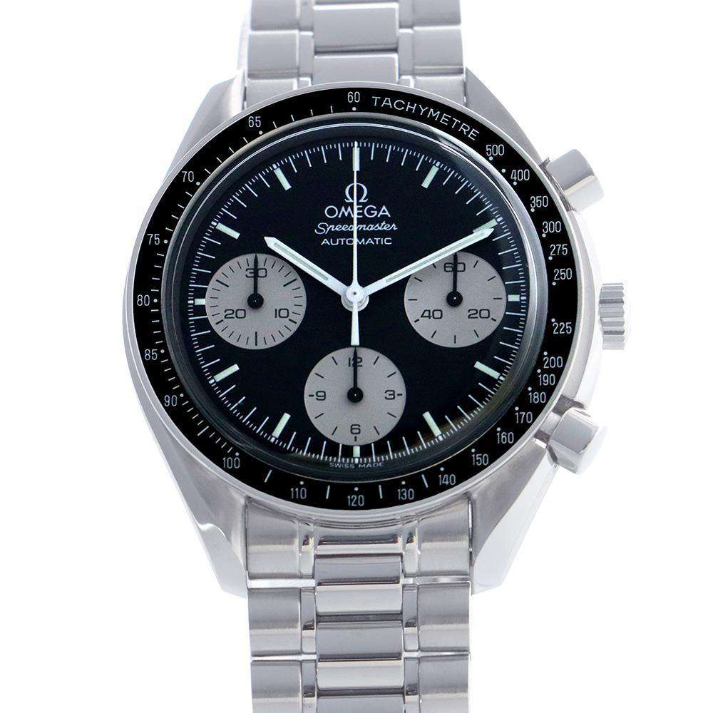 OMEGA Speedmaster Chronograph W38mm Stainless Steel Black Dial 3510.52