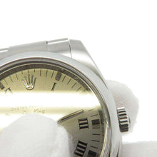 将图像加载到图库查看器中，ROLEX Air-King W34mm Stainless Steel Silver Dial 114200
