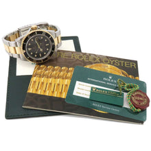 Load image into Gallery viewer, ROLEX Submariner Date W40mm Stainless Steel K18YG Black Dial16613
