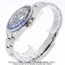 将图像加载到图库查看器中，ROLEX GMT MasterⅡ W40mm Stainless Steel Black Dial 116710BLNR
