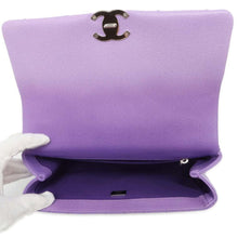 Load image into Gallery viewer, CHANEL Matelasse Gradation Shoulder Bag Purple AS4598 Caviar Leather
