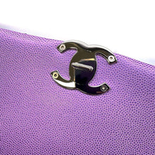 Load image into Gallery viewer, CHANEL Matelasse Gradation Shoulder Bag Purple AS4598 Caviar Leather
