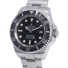 将图像加载到图库查看器中，ROLEX Sea-Dweller Deepsea W44mm Stainless Steel Black Dial 136660
