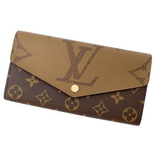 Load image into Gallery viewer, LOUIS VUITTON Portefeuille Sarah Noir M80726 Monogram / Giant / Monogram Reverse Canvas
