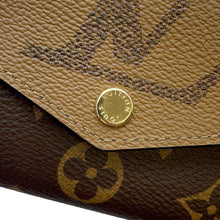 Load image into Gallery viewer, LOUIS VUITTON Portefeuille Sarah Noir M80726 Monogram / Giant / Monogram Reverse Canvas
