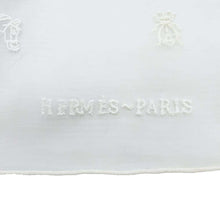 Load image into Gallery viewer, HERMES Carre Multi Bag Charm Size 100 White Silk100%
