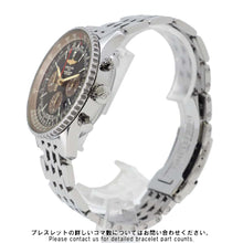 将图像加载到图库查看器中，BREITLING Navitimer01 Chronograph W46mm Stainless Steel Black Dial AB0127E3/BE81
