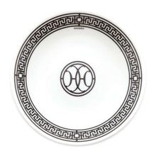 将图像加载到图库查看器中，HERMES H Deco Soy Sauce Dish White/Black Porcelain
