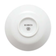 将图像加载到图库查看器中，HERMES H Deco Soy Sauce Dish White/Black Porcelain
