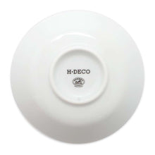 将图像加载到图库查看器中，HERMES H Deco Soy Sauce Dish White/Black Porcelain
