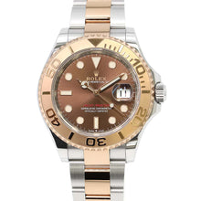 将图像加载到图库查看器中，ROLEX Yacht-Master W40mm Stainless Steel K18PG Chocolate Dial 126621
