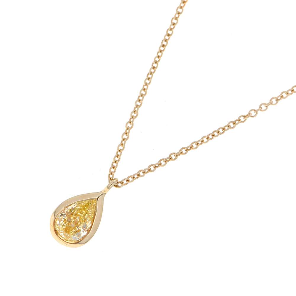 TIFFANY&Co. Diamond by the Yard Pendant 44080170 18K Yellow Gold