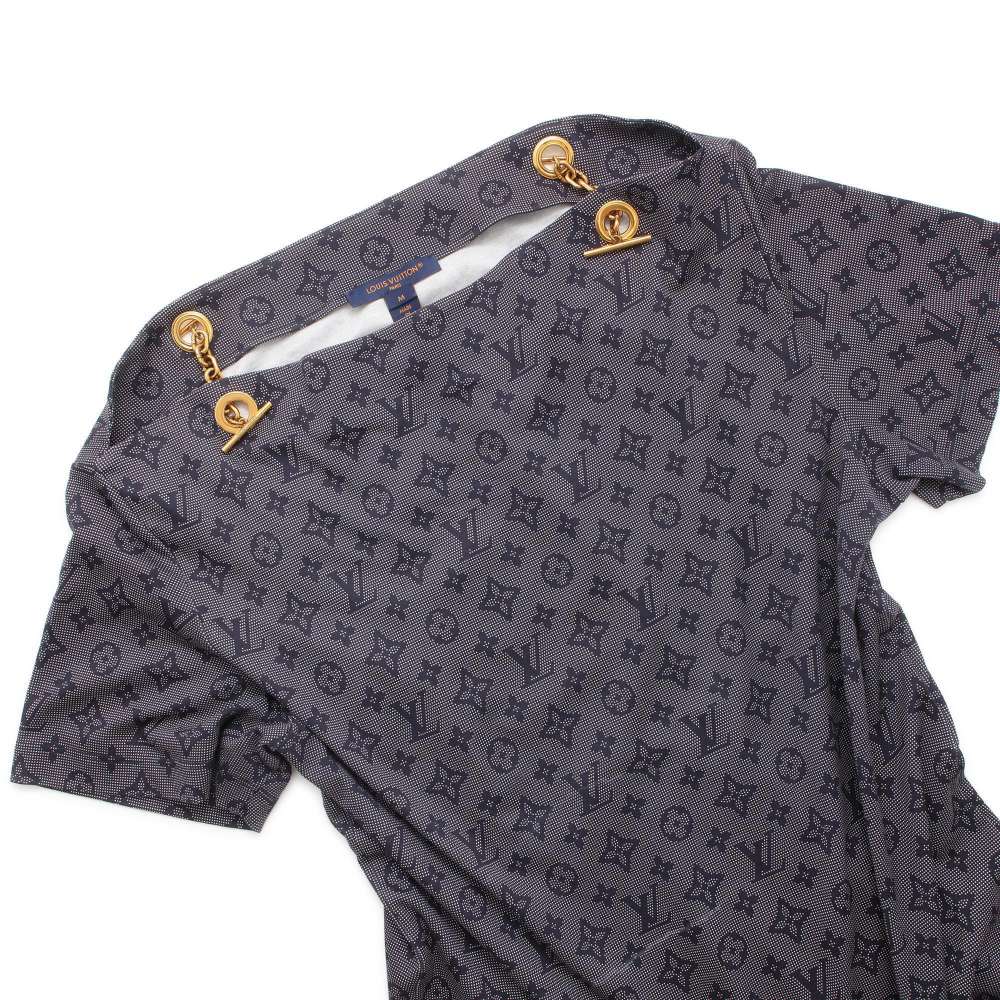 LOUIS VUITTON ☆Monogram Mahina ChainShoulder TShirt Size M