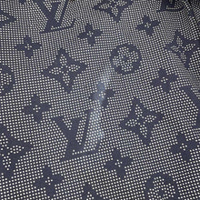 Load image into Gallery viewer, LOUIS VUITTON Monogram Mahina ChainShoulder TShirt Size M Navy1ABCC8 Cotton100%
