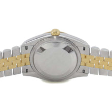 将图像加载到图库查看器中，ROLEX Datejust W36mm Stainless Steel K18YG golden palm motif Dial 126233
