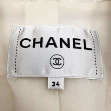 将图像加载到图库查看器中，CHANEL Scalloped Tweed Jacket Size 34 BeigeP65277 Wool 49% Polyamide38% Silk13%
