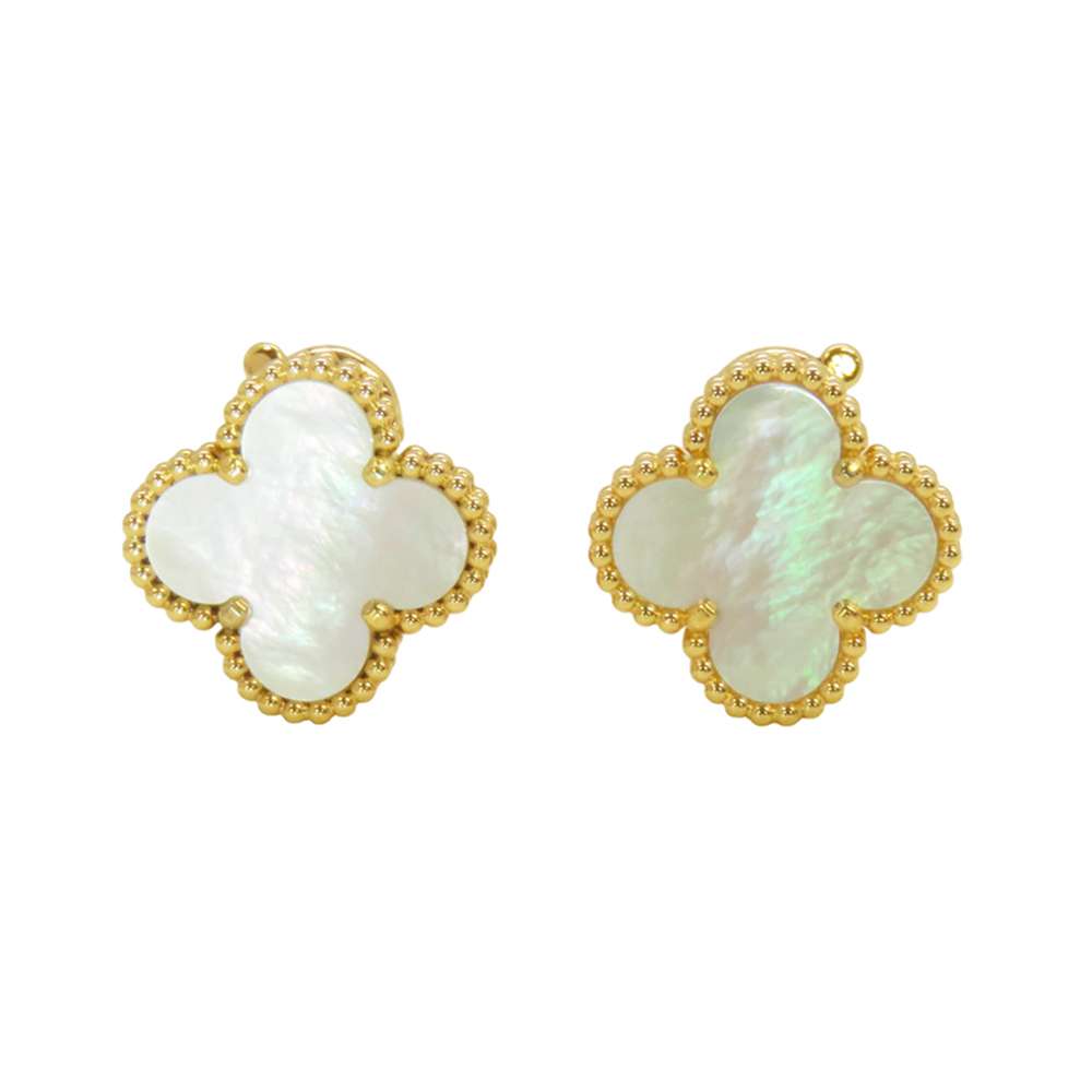 Van Cleef & Arpels Vintage Alhambra Earring VCARA44100 18K Yellow Gold