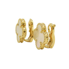 将图像加载到图库查看器中，Van Cleef &amp; Arpels Vintage Alhambra Earring VCARA44100 18K Yellow Gold
