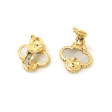 Load image into Gallery viewer, Van Cleef &amp; Arpels Vintage Alhambra EarringVCARA44100 18K Yellow Gold
