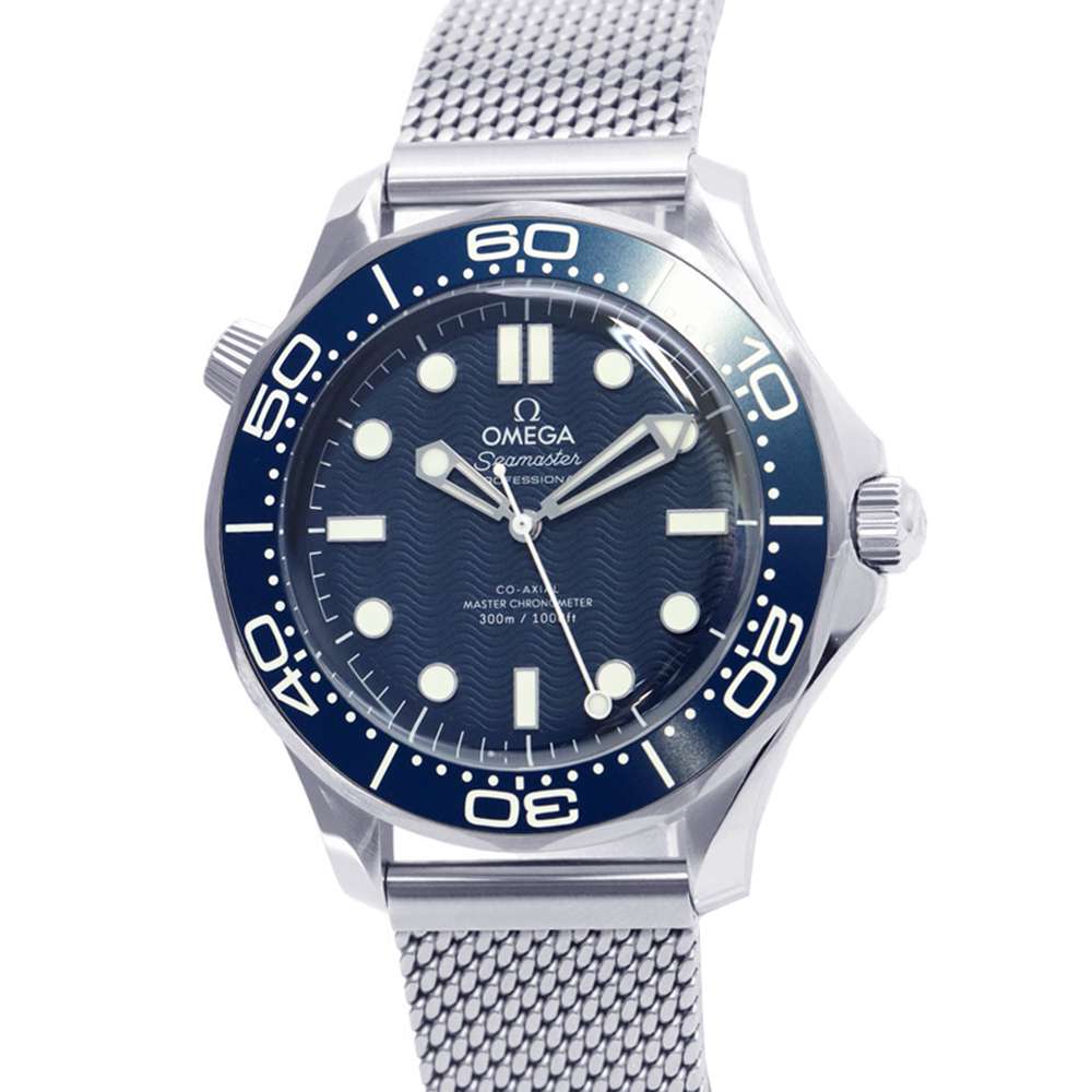 OMEGA Seamaster Diver 300M Co-Axial Master Chronometer Bond Movie 60th Anniversary W42mm Stainless Steel Blue Dial 210.30.42.20.03.002