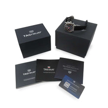 Load image into Gallery viewer, TAG HEUER Carrera Chronograph W42mm Stainless Steel Leather Black Dial CBN201C.FC6542
