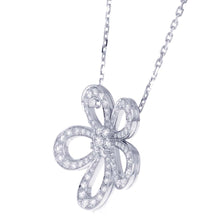 将图像加载到图库查看器中，Van Cleef &amp; Arpels Flower lace Pendant VCARP05200 18K White Gold
