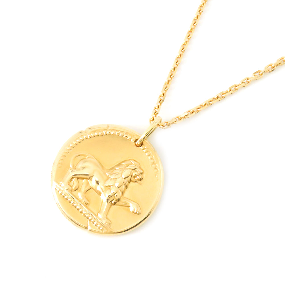 Van Cleef & Arpels Zodiac Medal Leonis Necklace VCARP7SO00/VCARP7U60 18K Yellow Gold