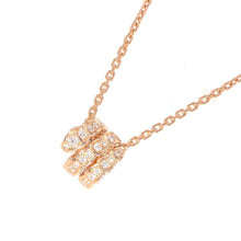 将图像加载到图库查看器中，BVLGARI Serpenti Viper Necklace 357795 18K Pink Gold
