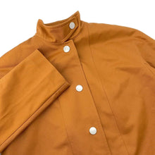 Load image into Gallery viewer, HERMES Soutien Collar Coat Size 34 Brown Cotton100%
