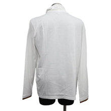 Load image into Gallery viewer, HERMES Turtleneck Long Sleeve Size M White Cotton100%
