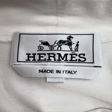 Load image into Gallery viewer, HERMES Turtleneck Long Sleeve Size M White Cotton100%
