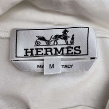 将图像加载到图库查看器中，HERMES Turtleneck Long Sleeve Size M White Cotton100%
