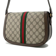 将图像加载到图库查看器中，BALENCIAGA GUCCI Collaboration The Hacker Project Shoulder Bag Beige/Brown 680121 PVC Leather
