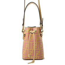 Load image into Gallery viewer, FENDI Montresor bucket bag Beige/Pink 8BS010 Leather Size Mini
