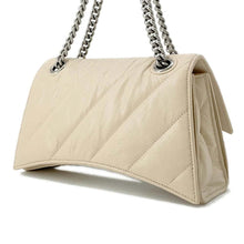 将图像加载到图库查看器中，BALENCIAGA Hourglass ChainShoulder Bag Beige 716351 Leather
