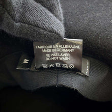 将图像加载到图库查看器中，CHANEL Hat Ribbon Size M Black Rabbit100%
