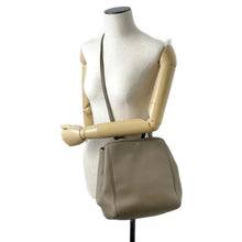 Load image into Gallery viewer, CELINE Fold Cabas Tote Bag Greige 194073CR7 Leather Size Small
