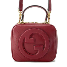 Load image into Gallery viewer, GUCCI Blondie Top Handle Bag Red 744434 Leather
