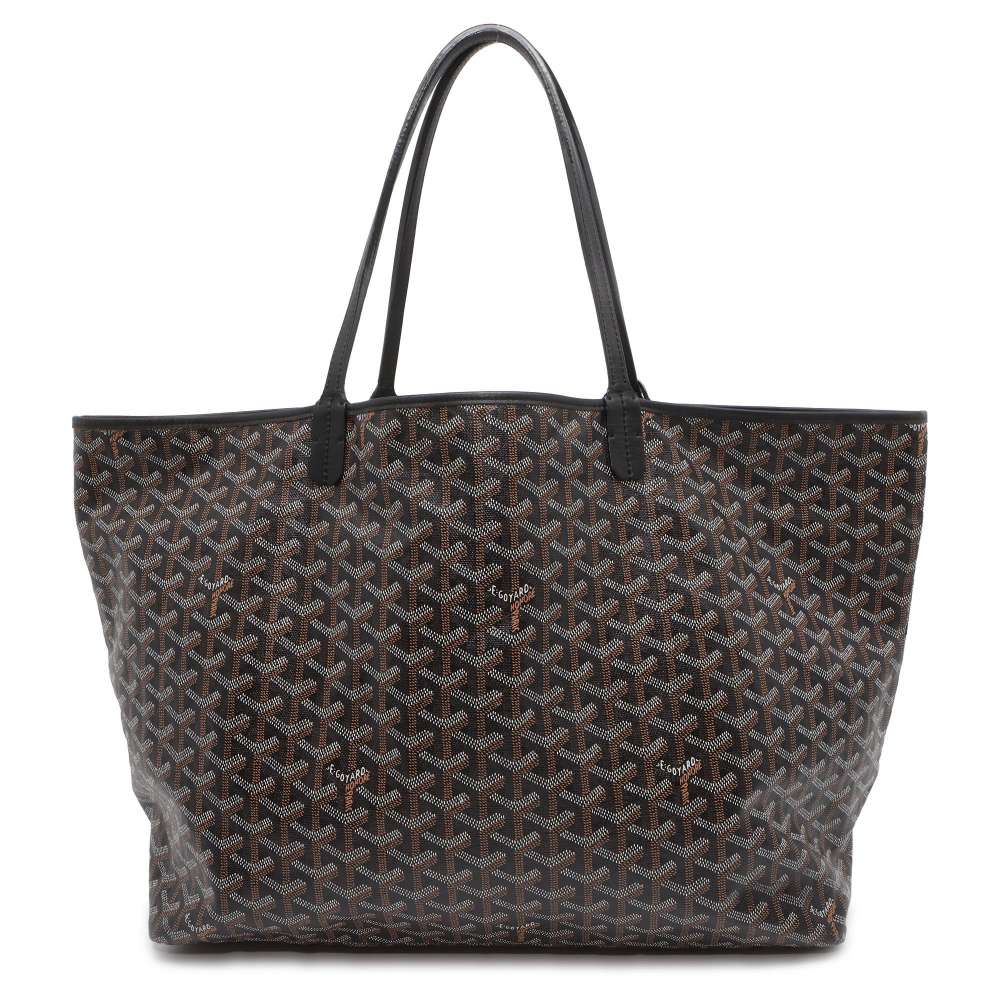 GOYARD Saint Louis Black PVC Leather Size GM