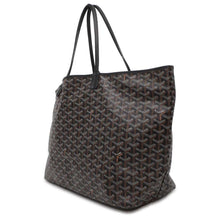 将图像加载到图库查看器中，GOYARD Saint Louis Black PVC Leather Size GM
