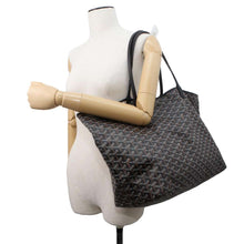 Load image into Gallery viewer, GOYARD Saint Louis Black PVC Leather Size GM
