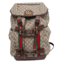 将图像加载到图库查看器中，GUCCI GG Supreme Skateboard Backpack Beige/Brown690999 GG SupremeCanvas
