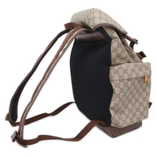 将图像加载到图库查看器中，GUCCI GG Supreme Skateboard Backpack Beige/Brown690999 GG SupremeCanvas
