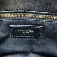 将图像加载到图库查看器中，SAINT LAURENT PARIS Puffer ChainShoulder Bag Black 759337 Leather
