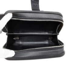 将图像加载到图库查看器中，LOEWE Molded Sling Crossbody Bag Black B987W42X02 Rubber Leather
